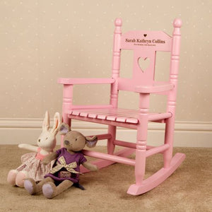 pink rocking chair for child