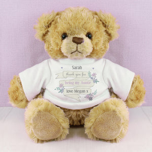 personalised teddy