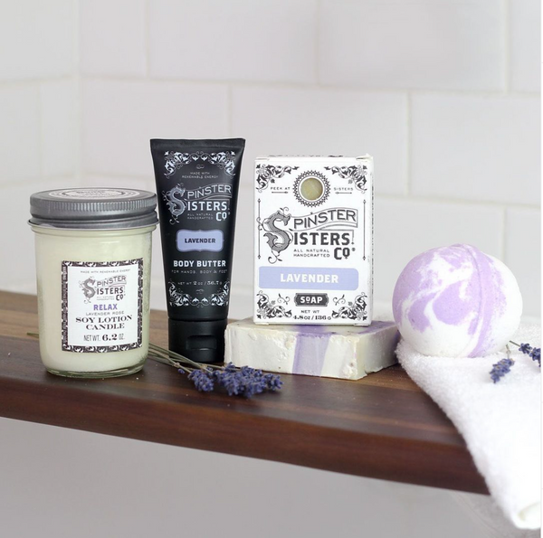 Colorado made Bath & Body Products by Spinster Sisters