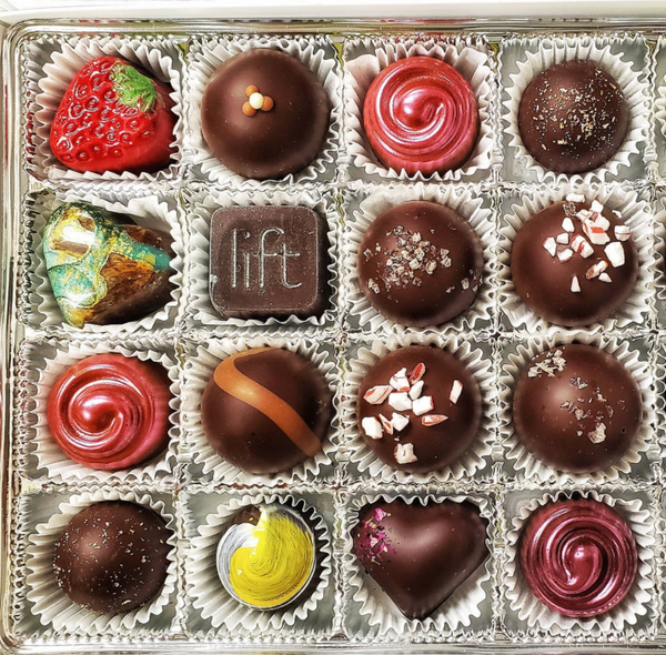 Box of Truffles by LIFT Chocolate of Boulder Colorado