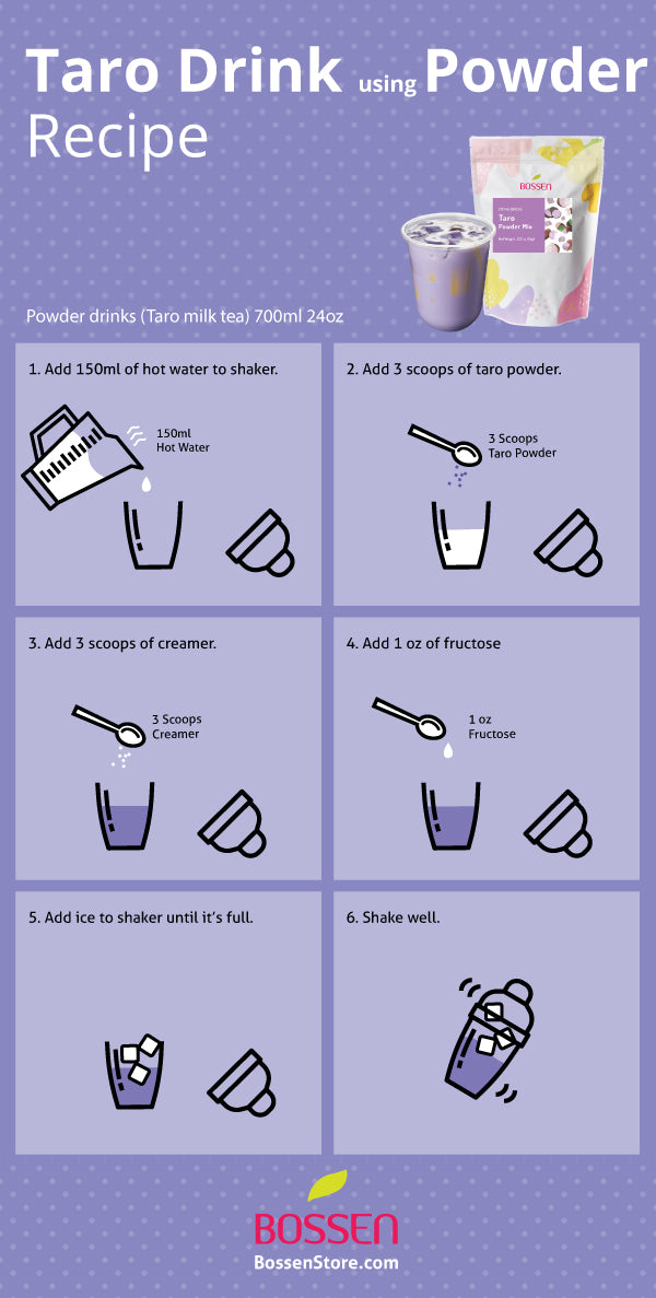 Taro drink recipe