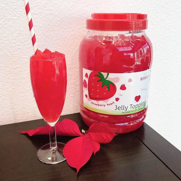 Bossen Strawberry Heart Jelly decor