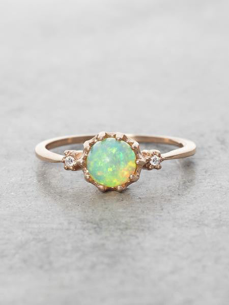 Mystical Opal Orb Ring | LUNESSA