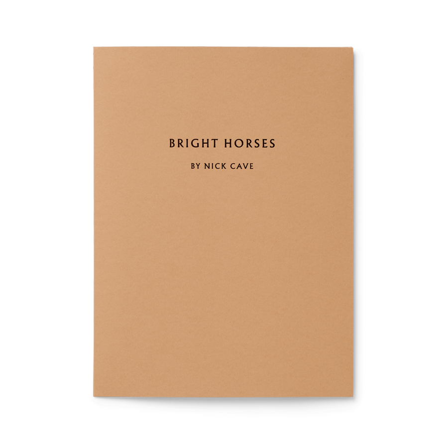 Bright Horses Limited edition lyric sheets