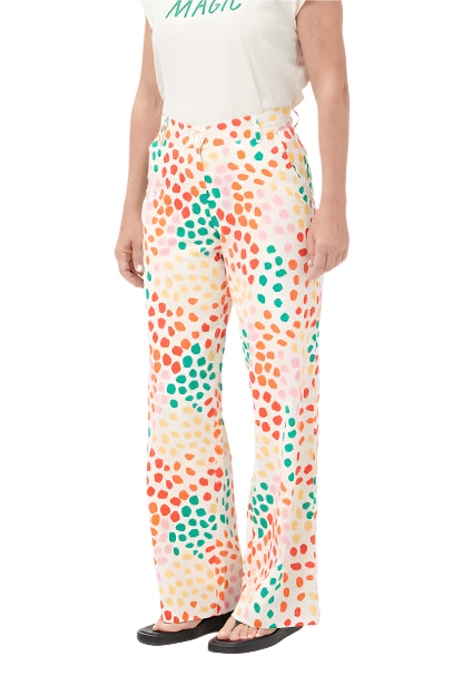 Compania Fantastica Multicolored Polka Dot Pants