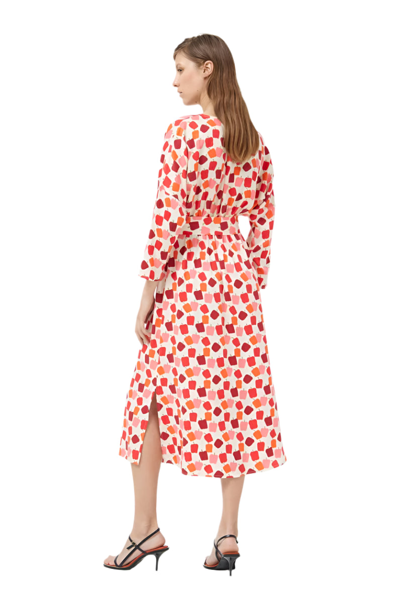 Compania Fantastica Pepper Print Long Sleeve Maxi