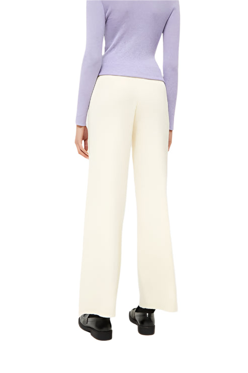 Compania Fantastica Straight Cream knit pants
