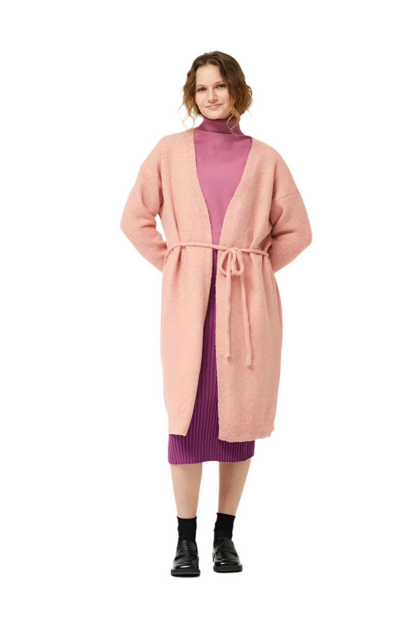 Compania Fantastica Pink Knitted Midi Jacket