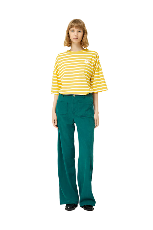 Compania Fantastica Turqoise Corduroy Trousers
