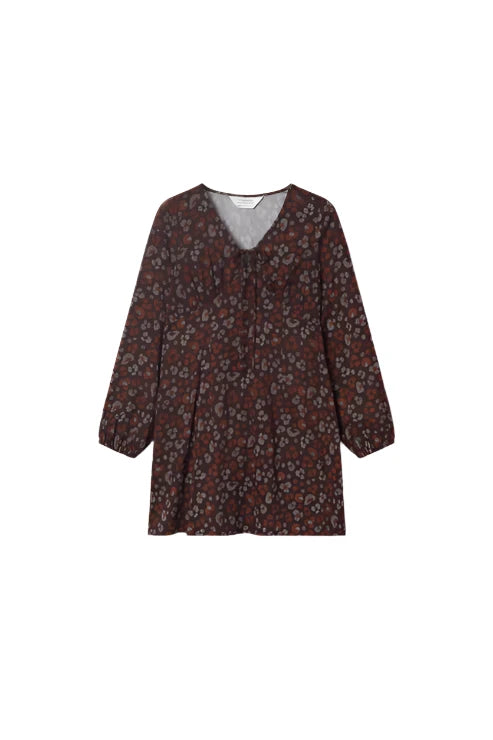 Compania Fanstica Amur animal print short dress