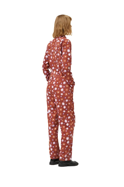 Compania Fantastica Montana Floral Corduroy Jumpsuit