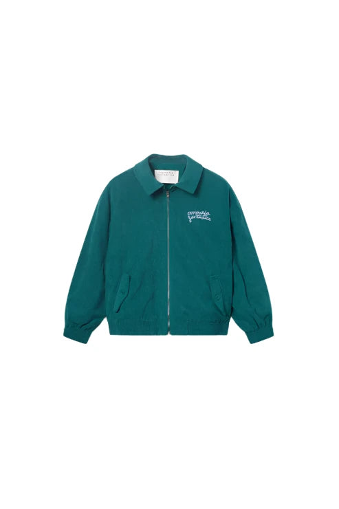 Compania Fantastica Green Corduroy Bomber Jacket