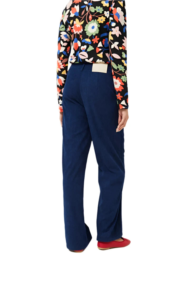 Compania Fantastica Navy blue corduroy pants