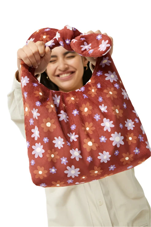 Compania Fantastica Montana Floral Print Shoulder Bag