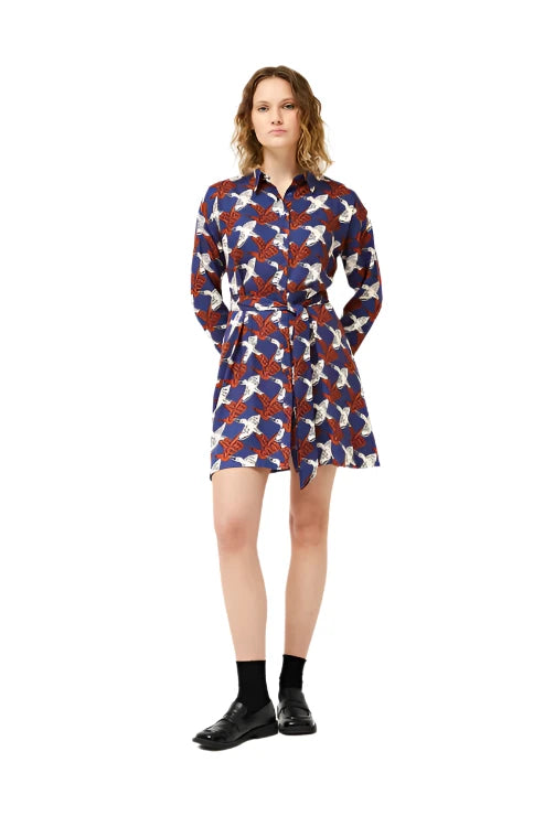 Compania Fantastica Garza Print Short Shirt Dress