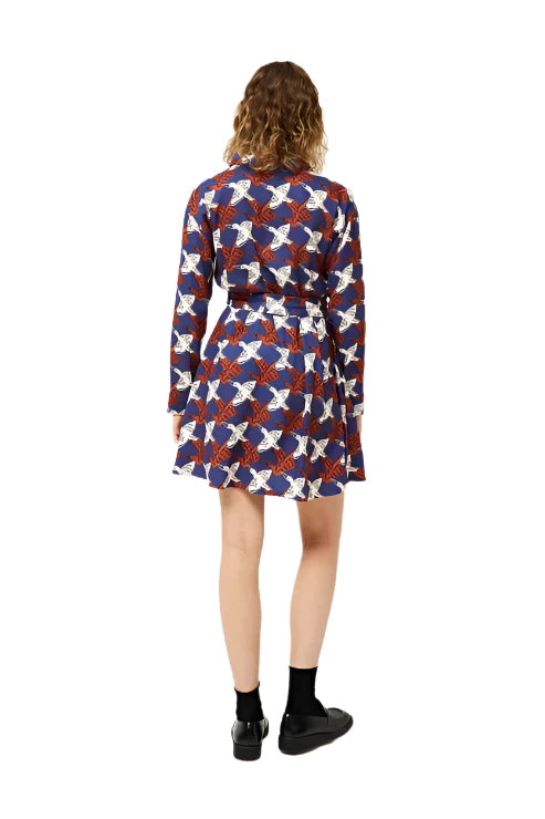 Compania Fantastica Garza Print Short Shirt Dress