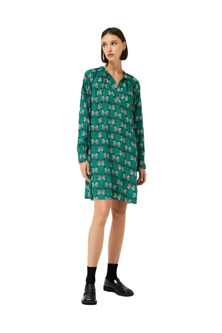 Compania Fantastica Brigitte printed short dress&nbsp;