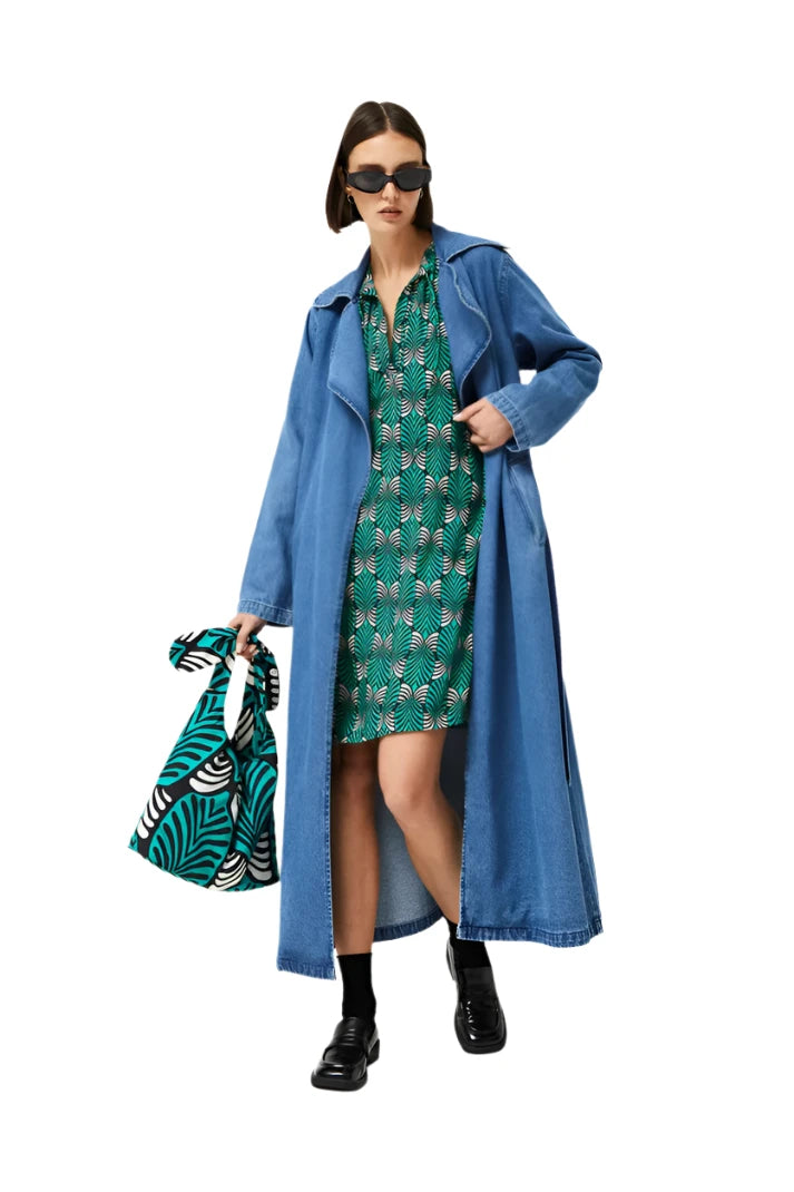 Compania Fantastica Brigitte printed short dress&nbsp;