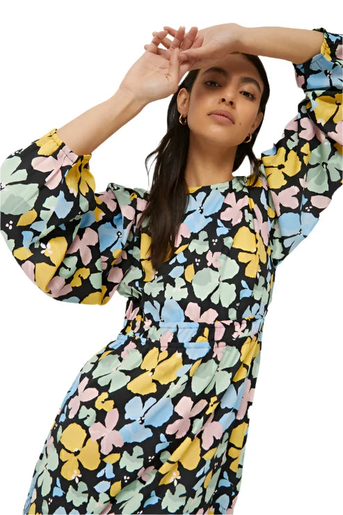 Compania Fantastica Jacinto floral print midi dress