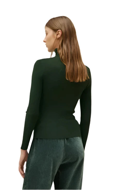 Compania Fantastica Green turtleneck top