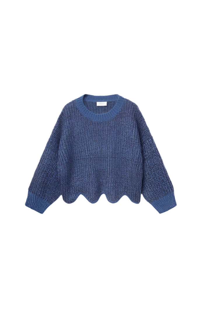 Compania Fantastica Hem Detailed Sweater