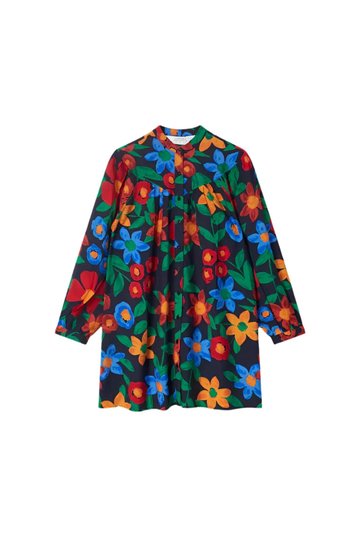 Compania Fantastica Multicolor floral print short dress