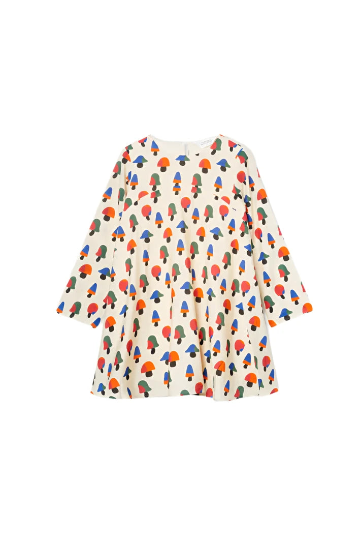 Compania Fantastica Multicolored mushroom print short dress