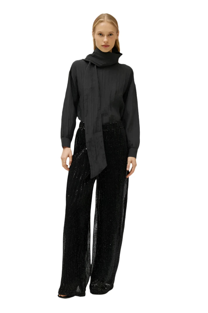 Compania Fantastica Black sequin pants