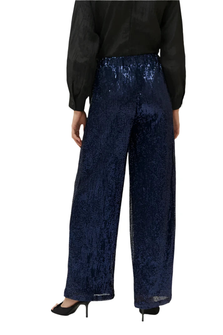 Compania Fantastica Blue Sequin Pants