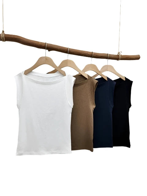 Clever Alice Slub Lip Sleeveles