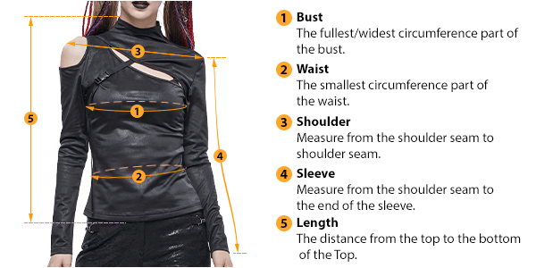 how to measure female top size