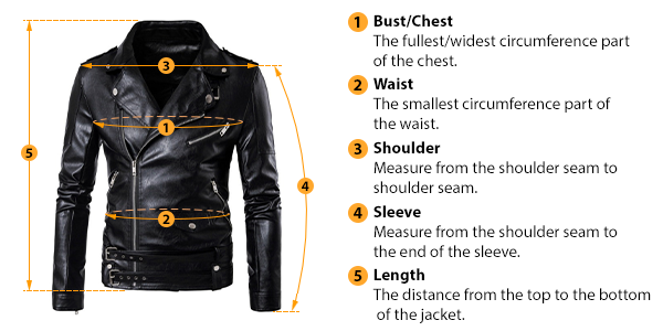 how to measure male jacket size