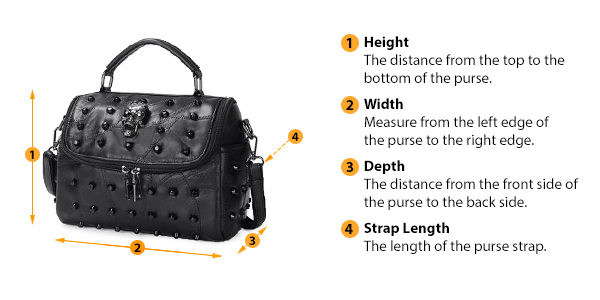how to measure purse size
