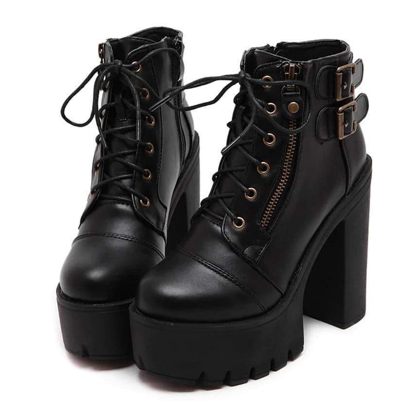 platform gothic boots