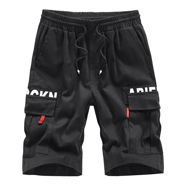 Cargo Short Shorts / Men Streetwear Tatical Joggers with Side Pockets ...