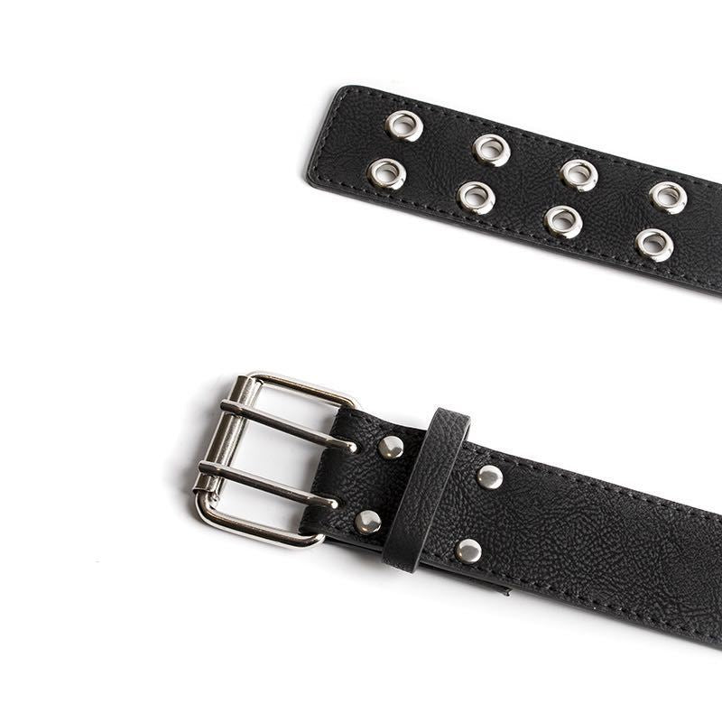 Fashion Rivet Luxury Designer Punk Grommet Belts / PU Leather Waist ...