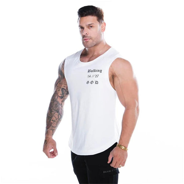 Rocker Tank Top with cross / Fitness Singlets & Gyms Clothing ...