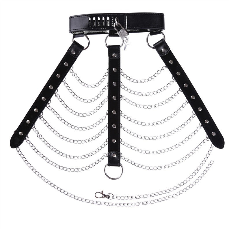 Sexy Body Chest Harness for Women with Many Chains / Body Harness ...