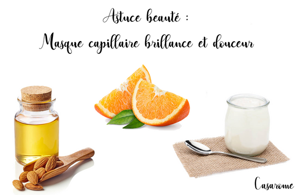 Astuce beauté - Masque capillaire brillance et douceur