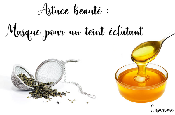 Masque au thé vert et au miel pour un teint éclatant 