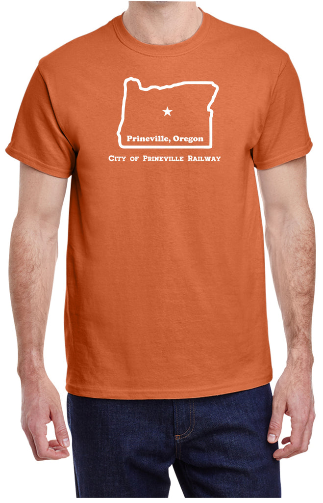 City of Prineville Railway Logo Shirt Mohawk Design