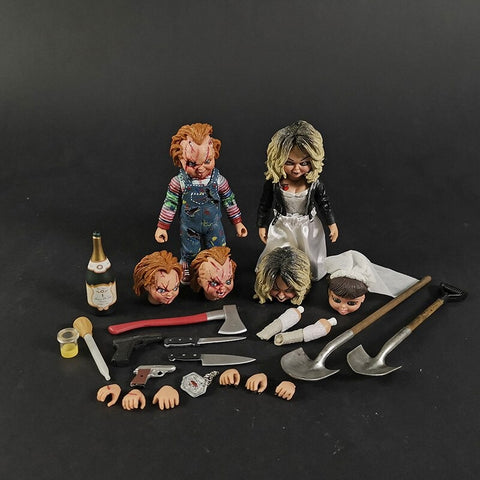 Child’s Play Chucky and Tiffany Action Figurines