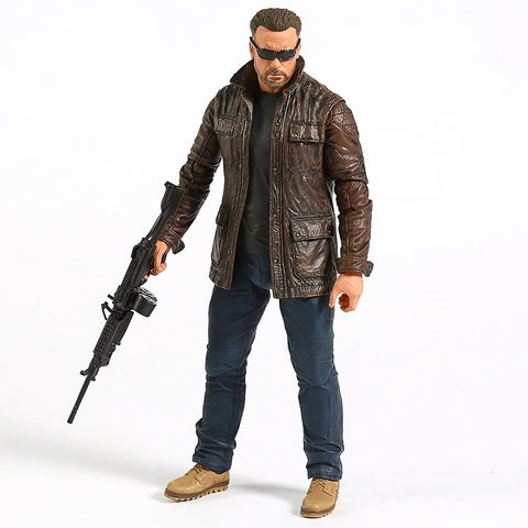 An Arnold Schwarzenegger Terminator 2 Figurine