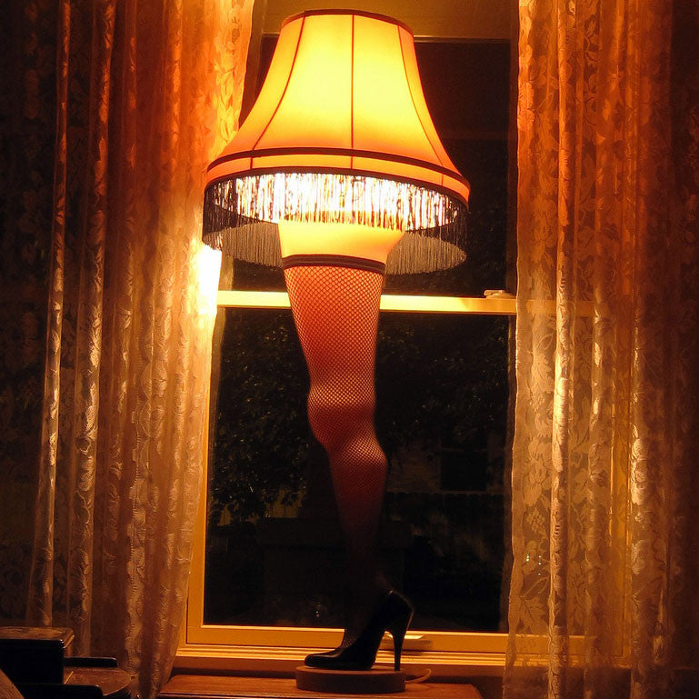 leg with lamp shade