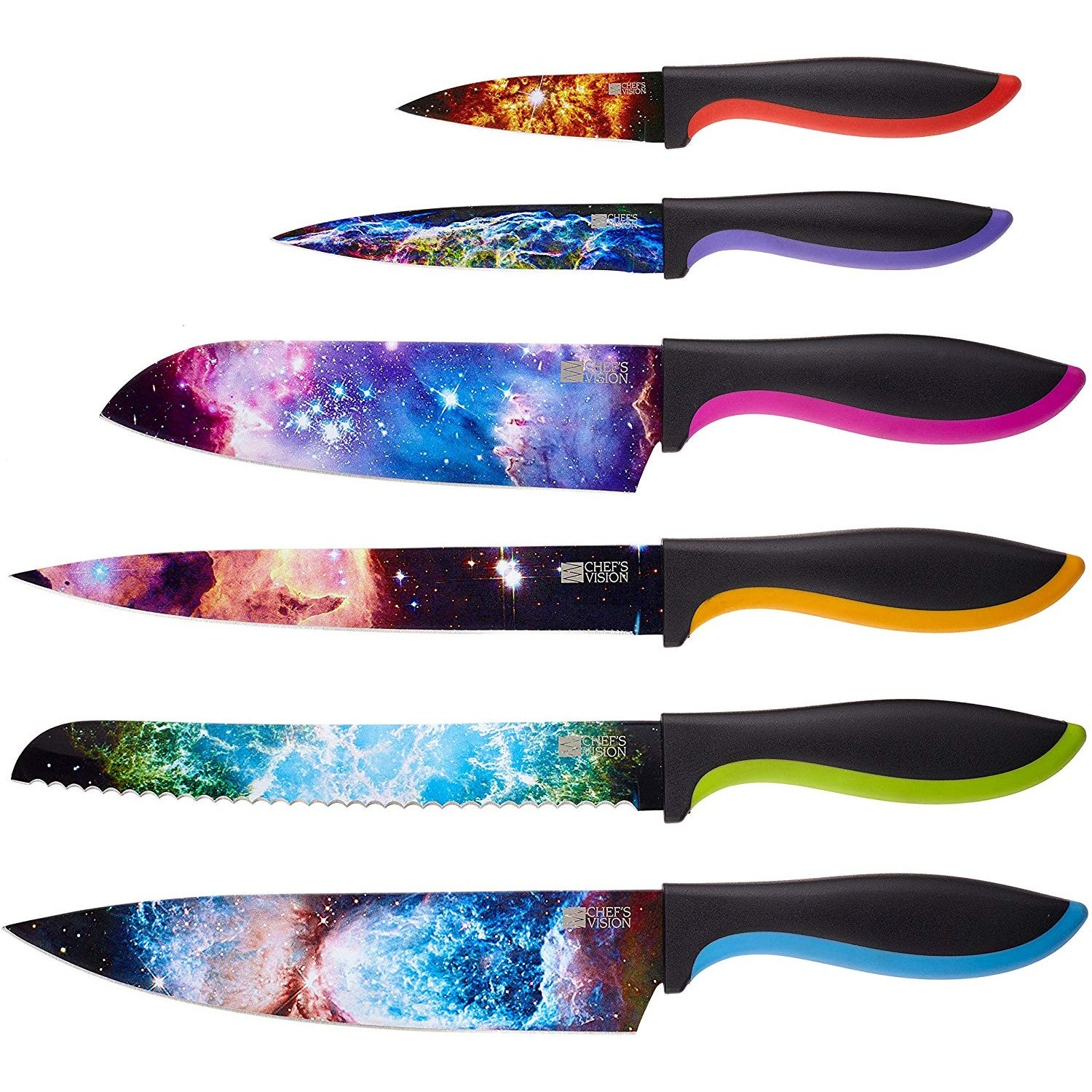Cosmos Galaxy Kitchen Knife Set