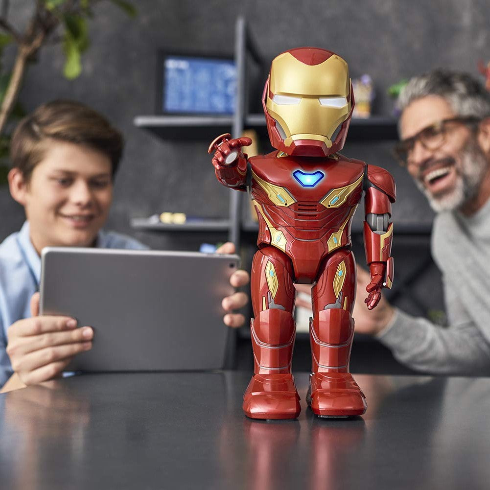 iron man walking robot toy