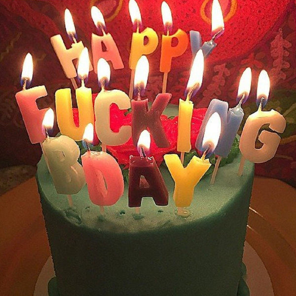 Happy Fucking Birthday Candles – OddGifts.com