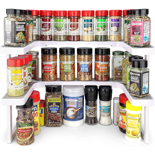 Auto-Measuring Spice Racks : spice rack carousel