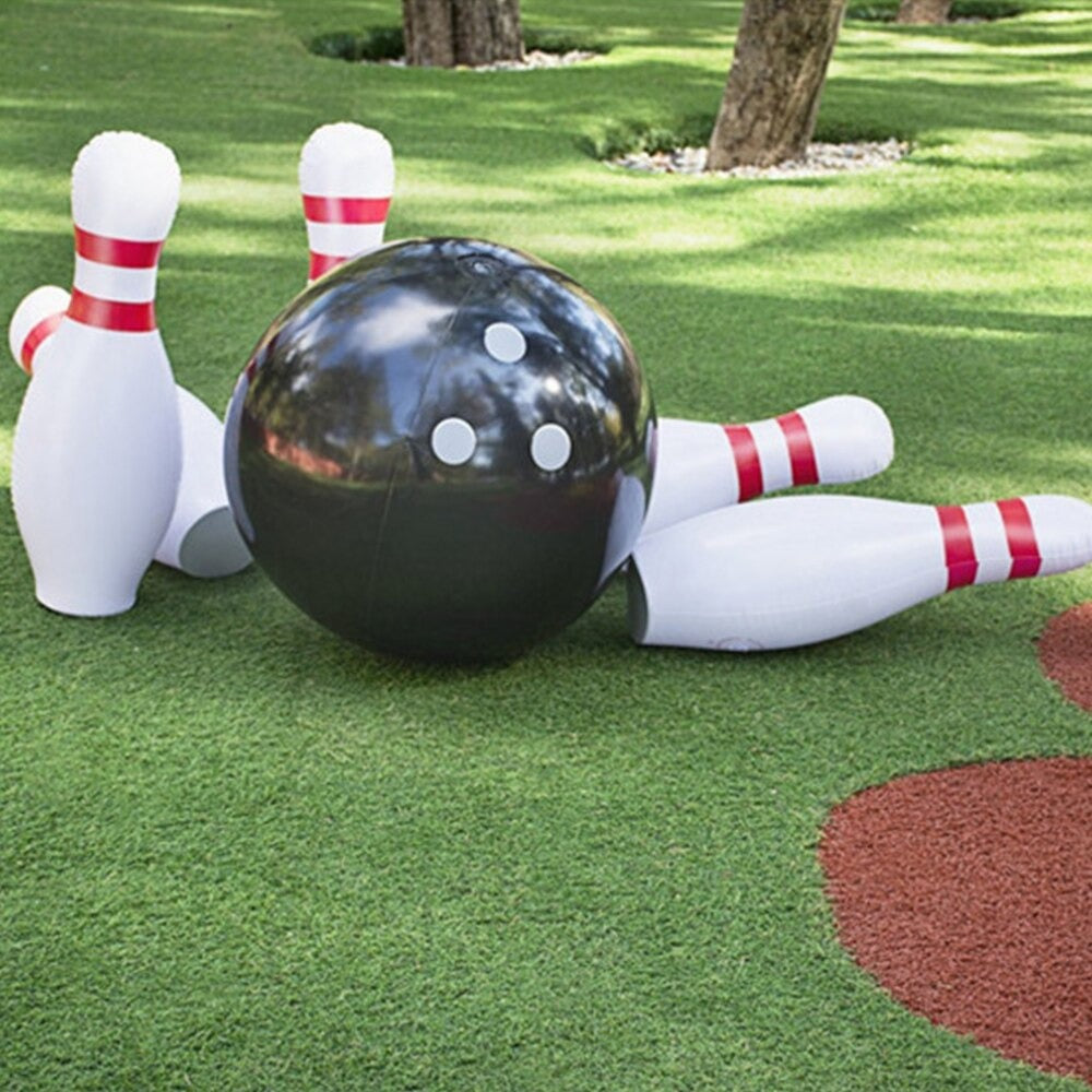 giant outdoor bowling set