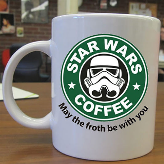 Shop Star Wars Logo And Star Wars Characters Heat Change Mug